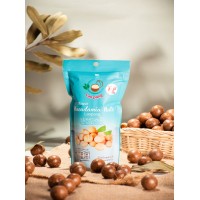 แมคคาเดเมีย อบปรุงรสพร้อมทาน (เม็ดซีก) รสเกลือ ตราเลาปาง 50g