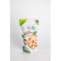 แมคคาเดเมีย อบปรุงรสพร้อมทาน (เม็ดซีก) รสธรรมชาติ ตรา เลาปาง 50g